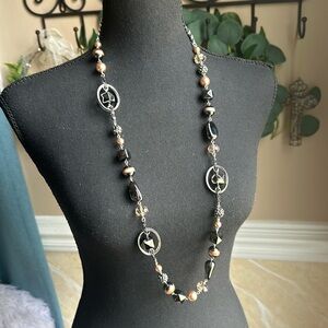 Premier Designs Total Eclipse Statement Beaded Necklace